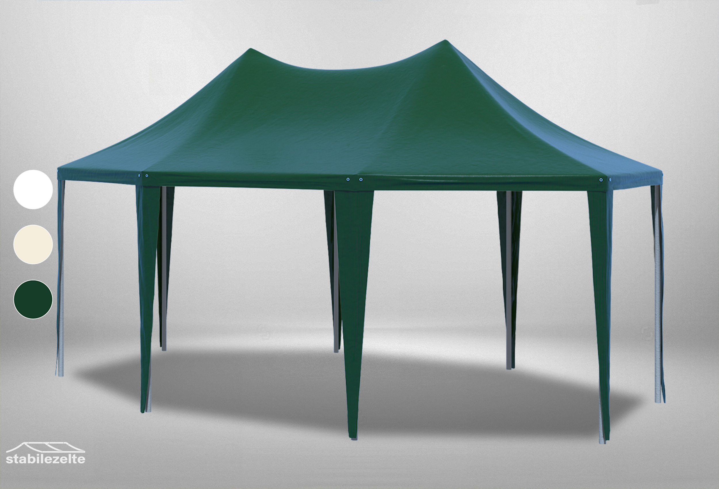 4x5,5 m Dachplane Arabica PVC inkl. Zubehör grün