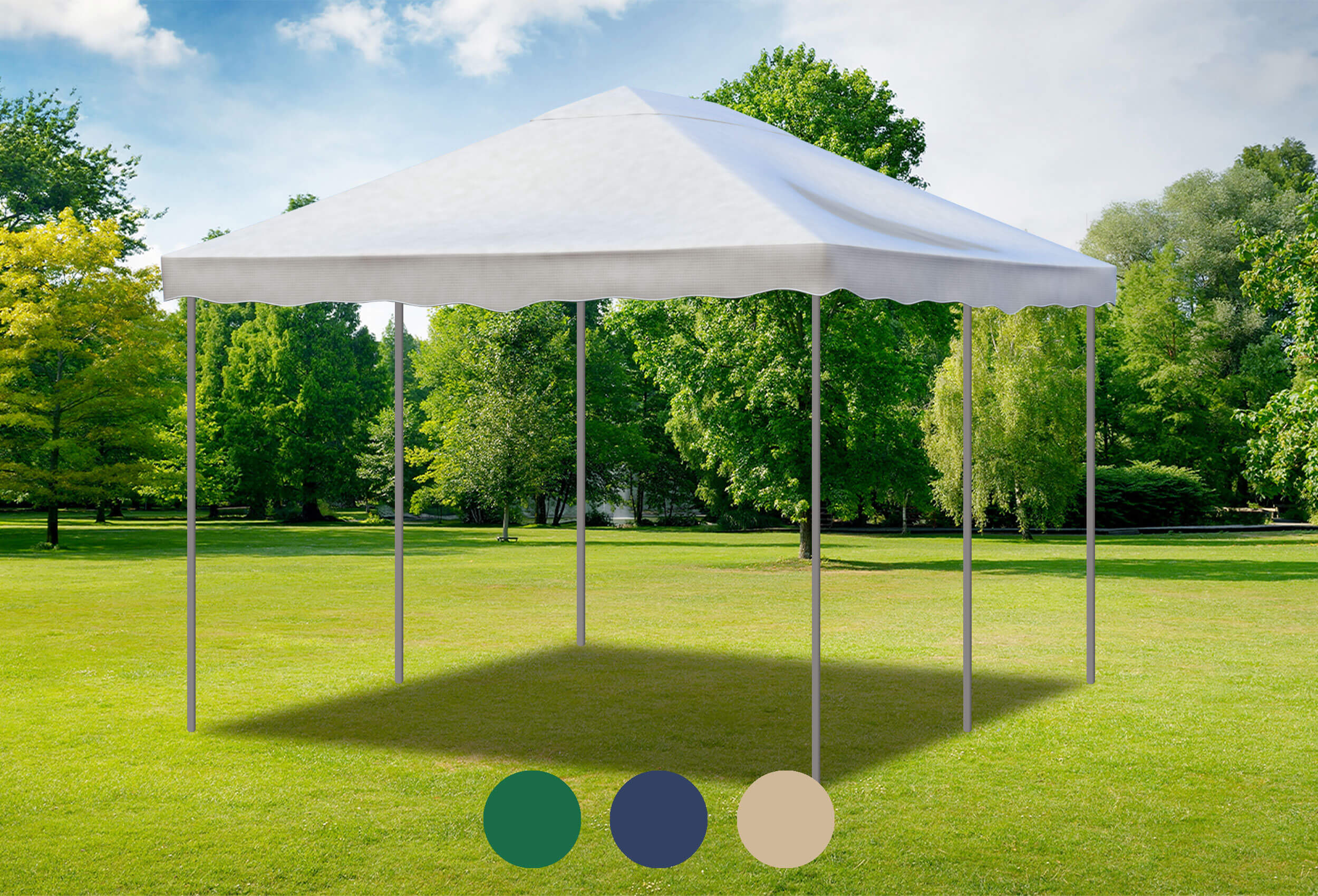 Braunes Ersatzdach für die Deluxe Serie 3m x 4m