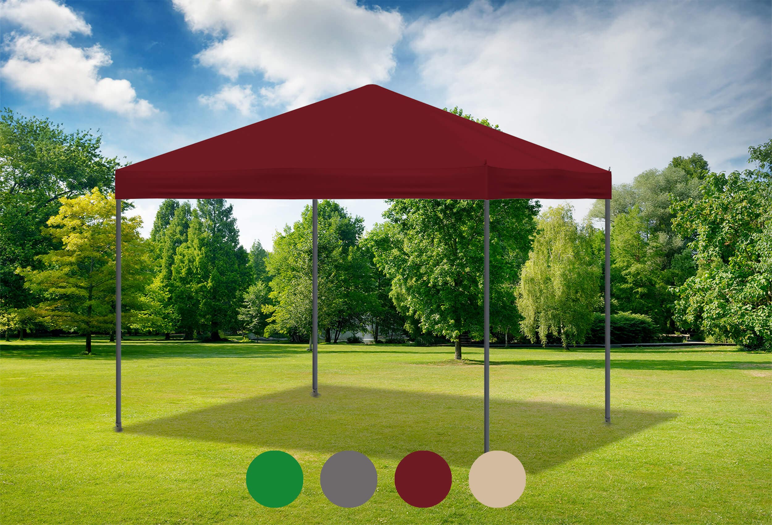 3x3 m Dachplane Sahara Bordeaux