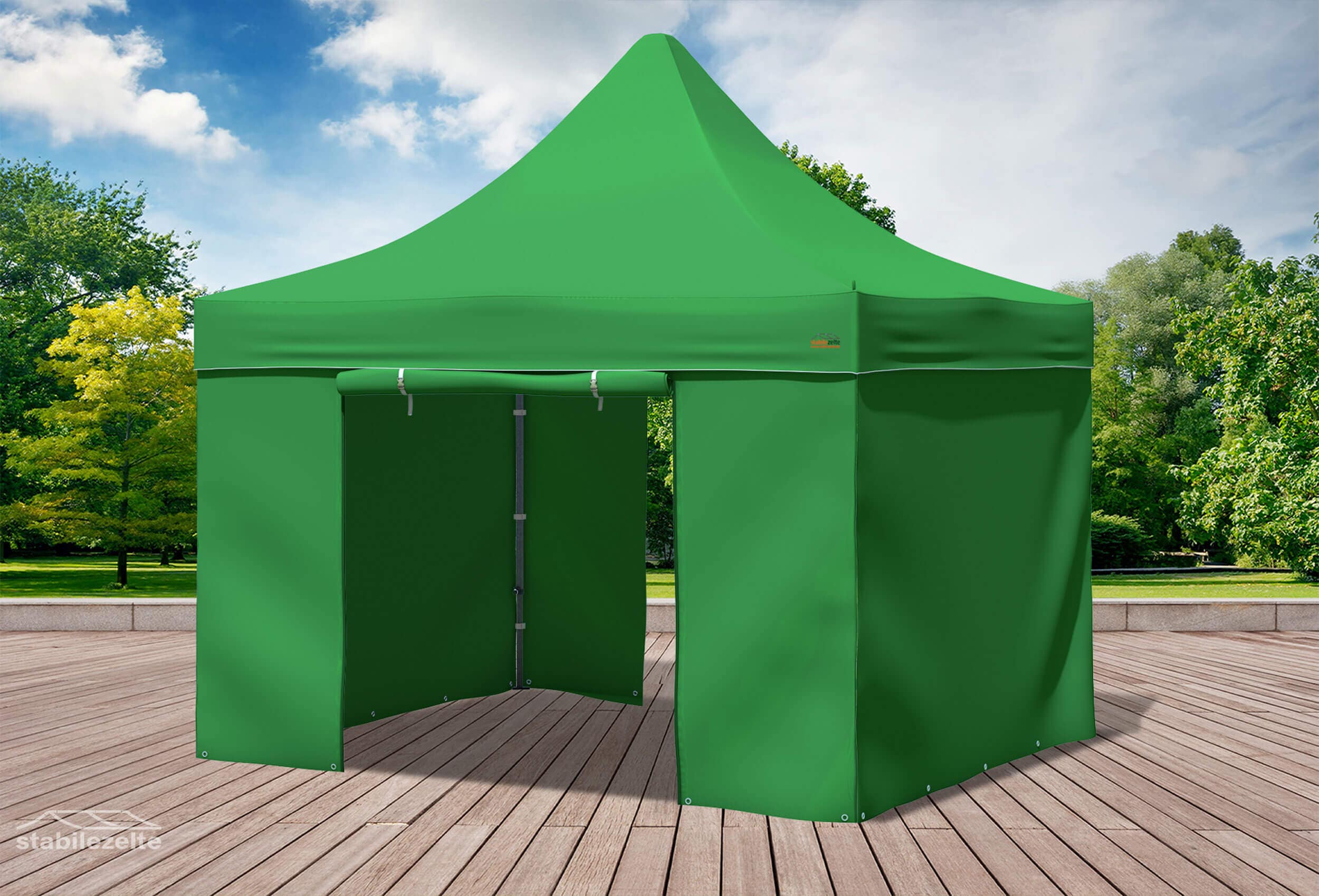 3x3 m Faltpavillon, grün