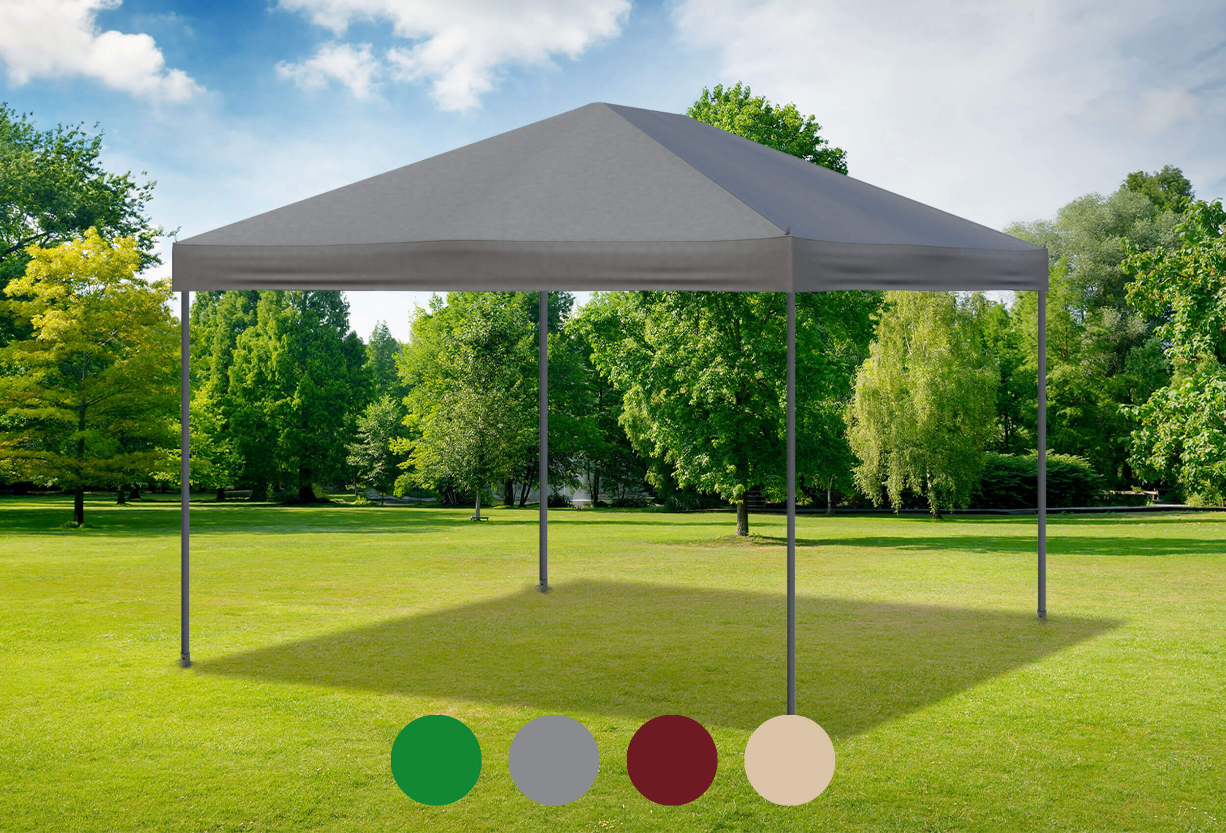 3x4 m Dachplane Sahara, anthrazit