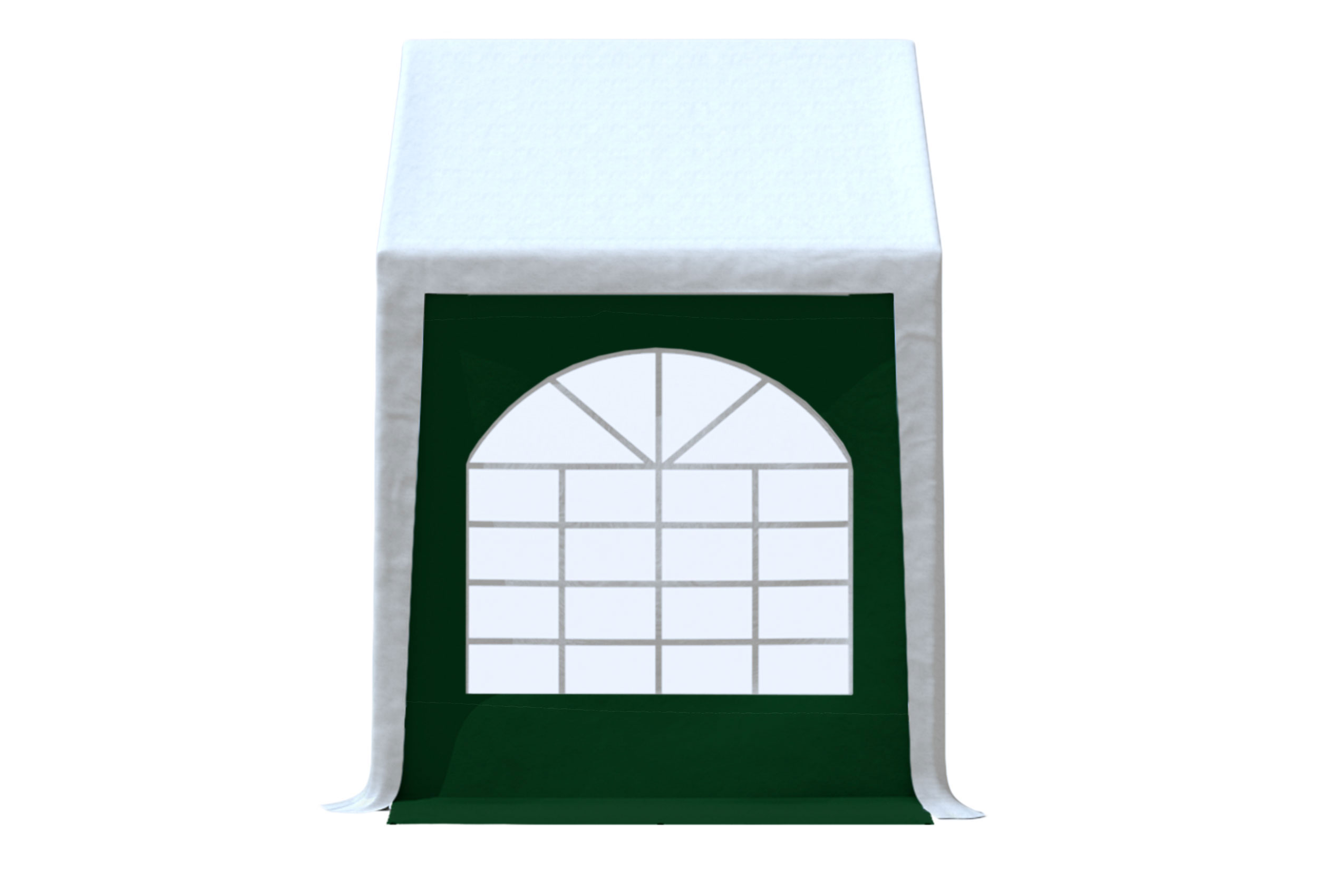 Modular Pro 2m PVC Seitenteil MIT FENSTER (einzeln) GRÜN