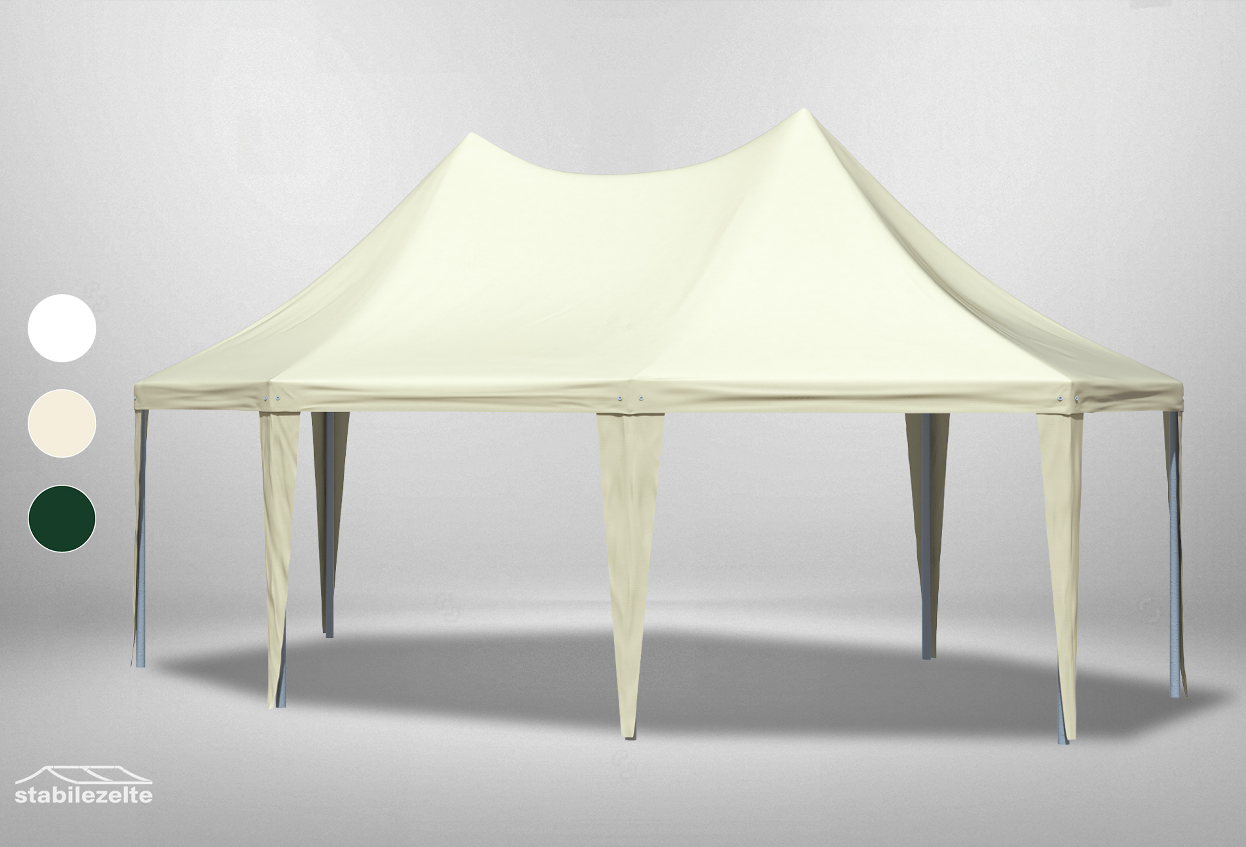 5x6,8 m Dachplane Arabica PVC inkl. Zubehör Beige