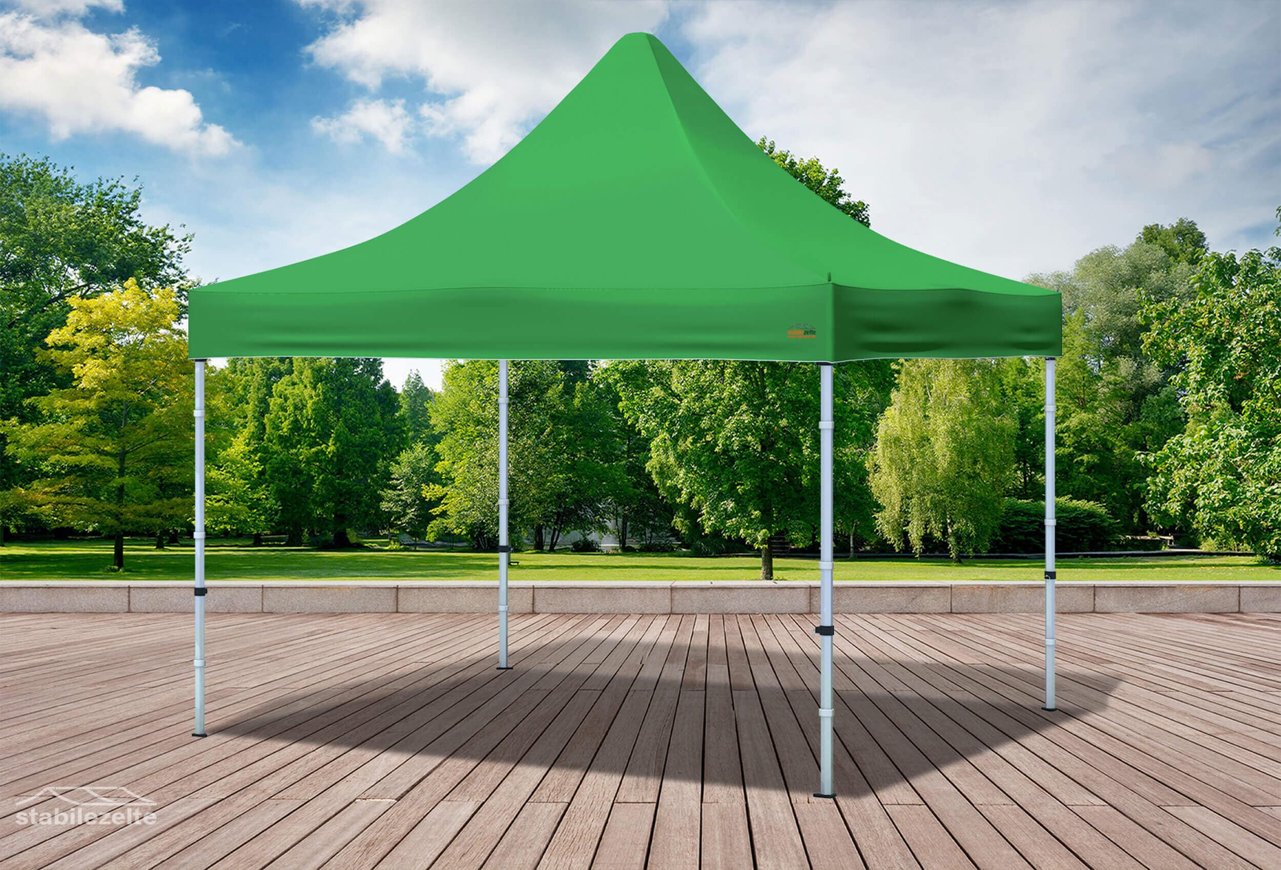 3x3 m Faltzelt Dachplane grün