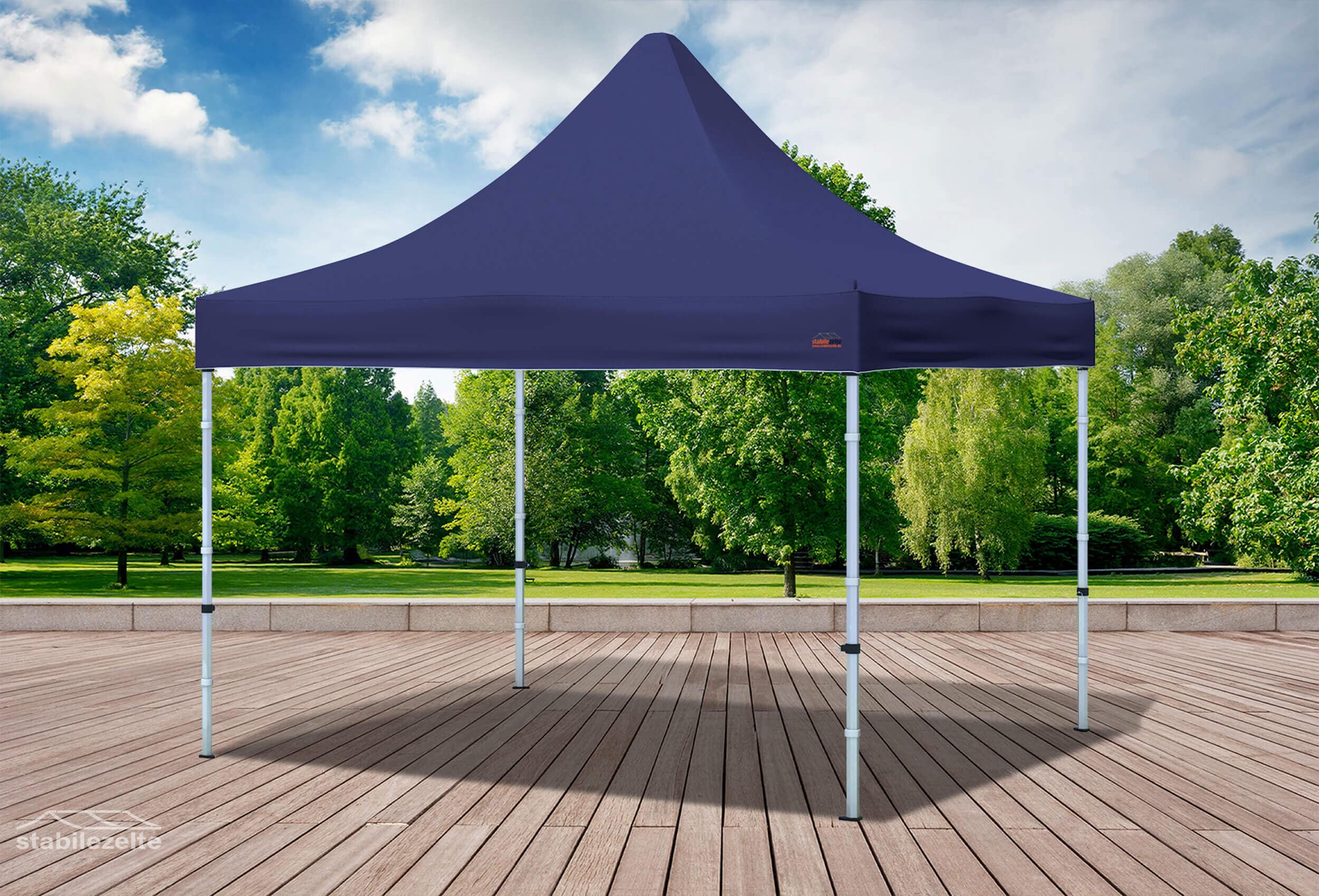 3x3 m Faltzelt Dachplane blau