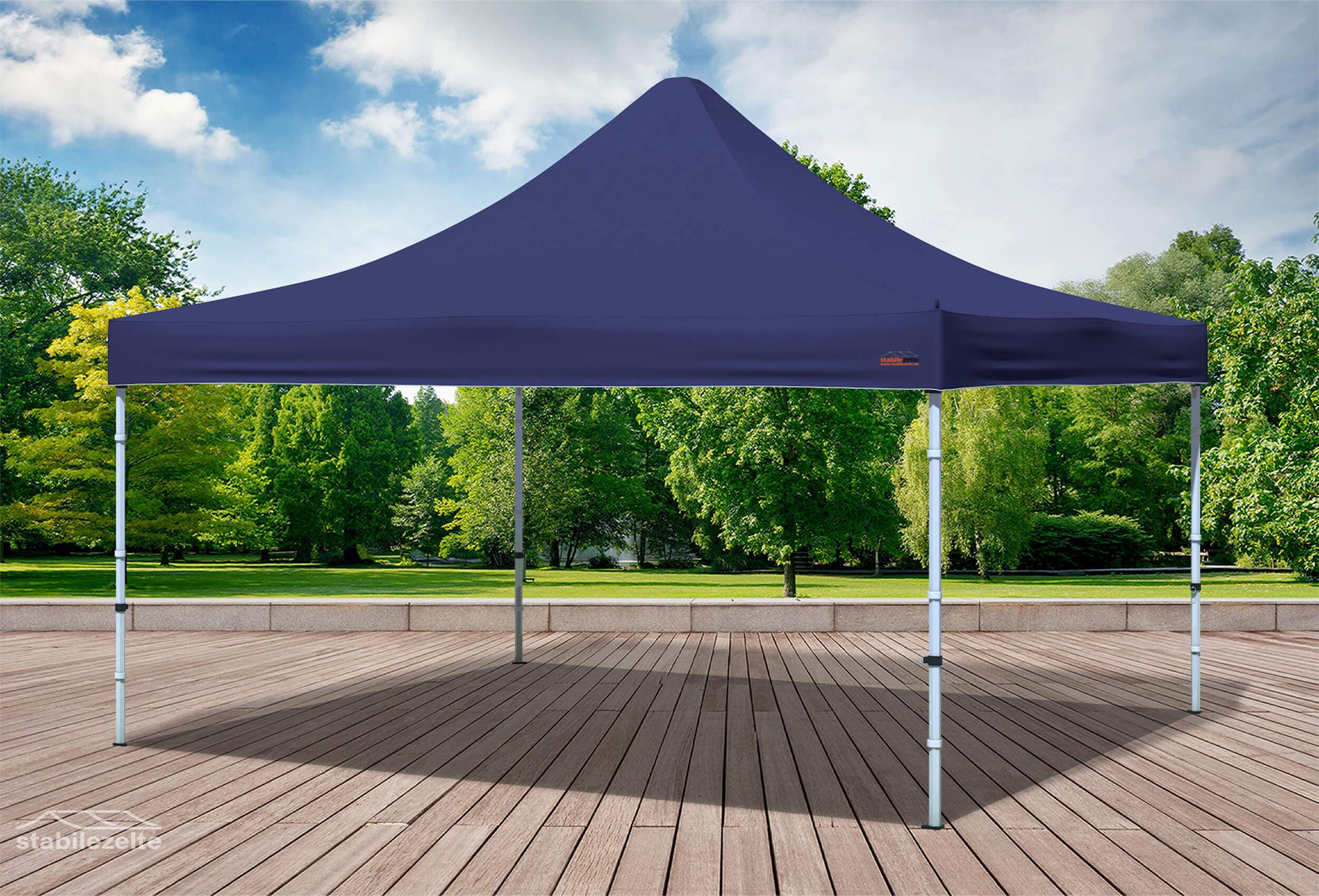 4x4 m Faltzelt Dachplane blau