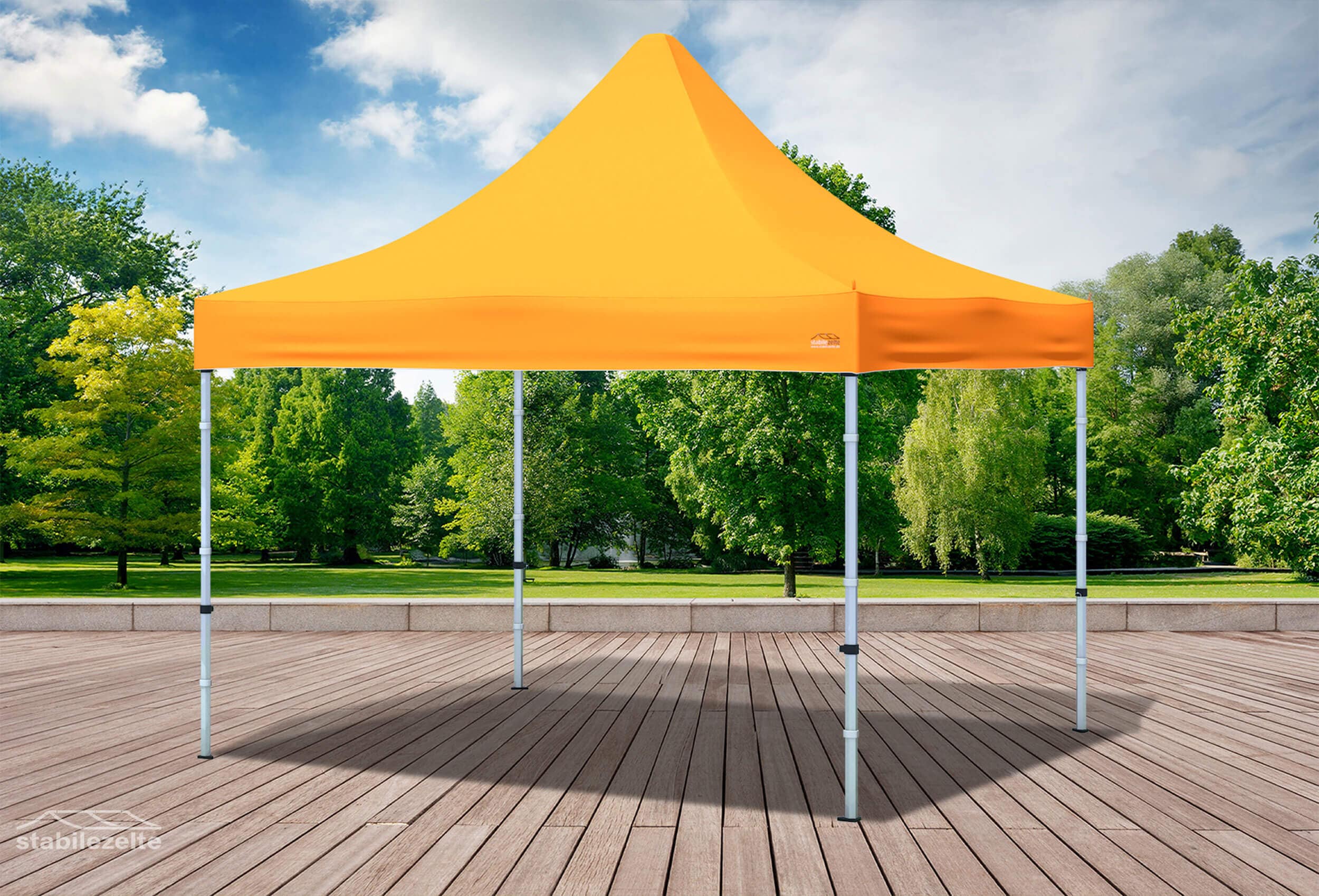3x3 m Faltzelt Dachplane orange