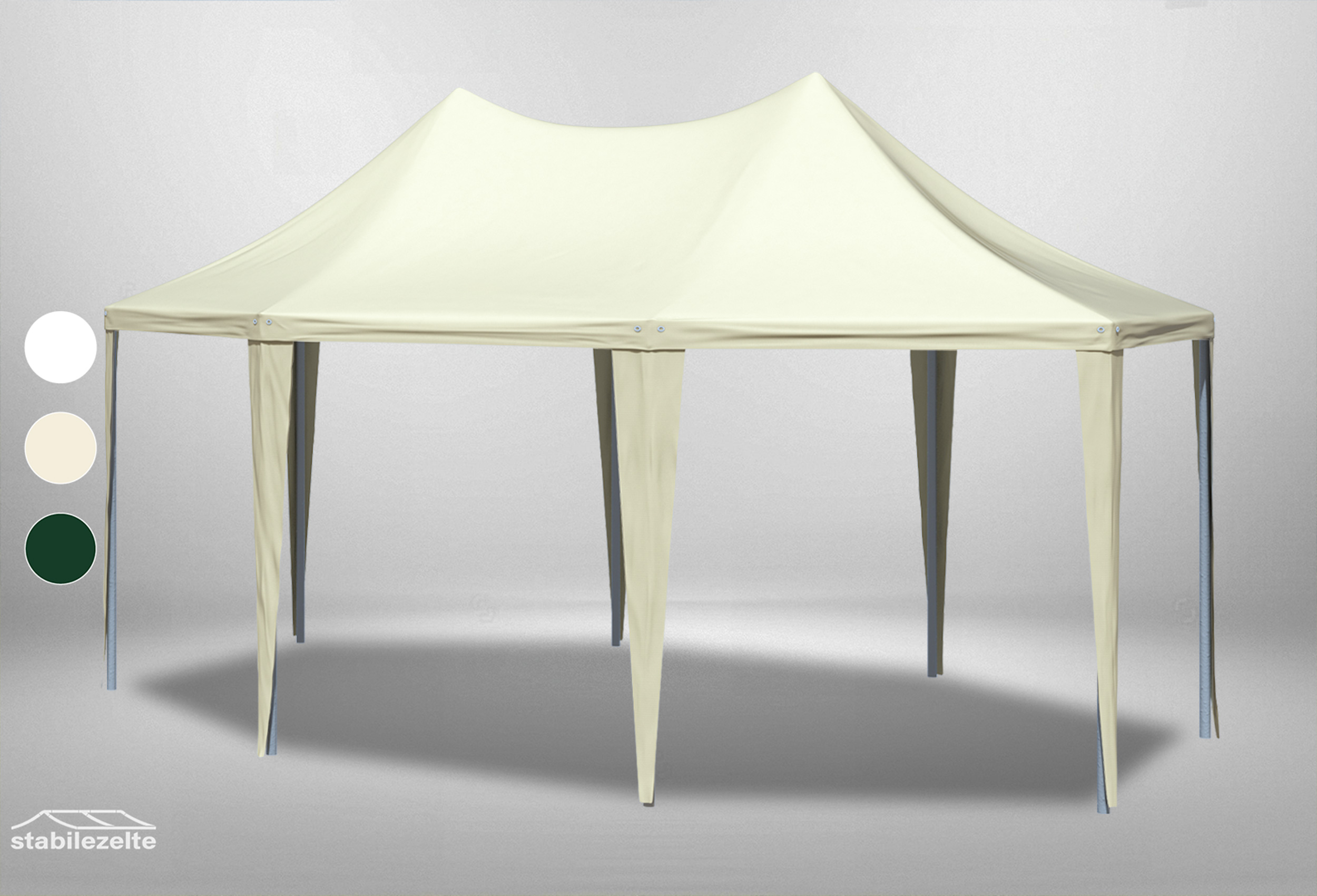 4x5,5 m Dachplane Arabica PVC inkl. Zubehör Beige