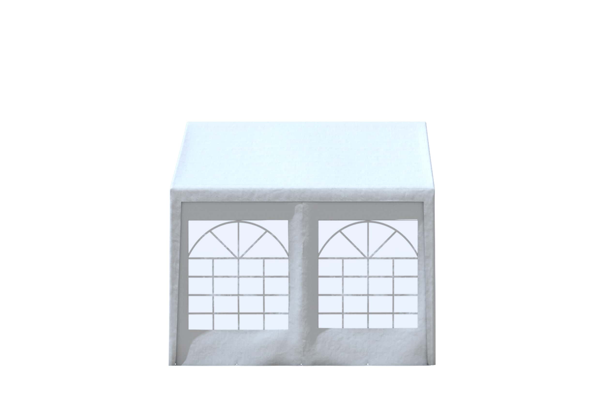 CLASSIC PREMIUM PVC side panel with window 3 metres WHITE