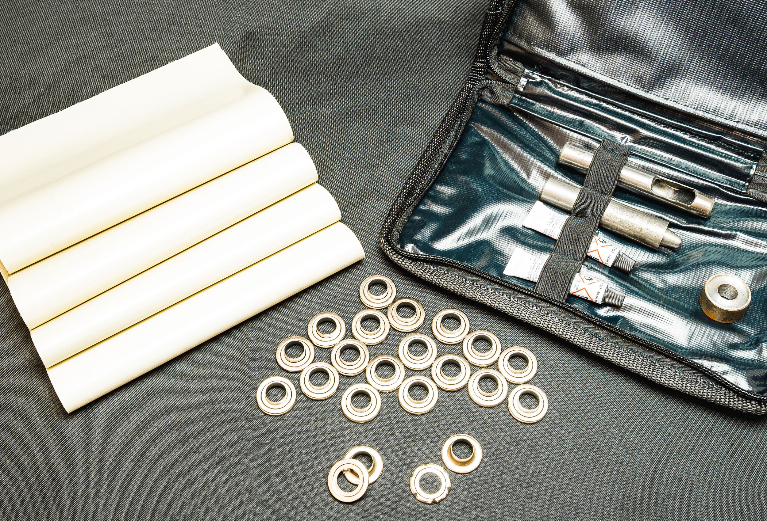 Reparatur-Set für PVC Zelte, Beige