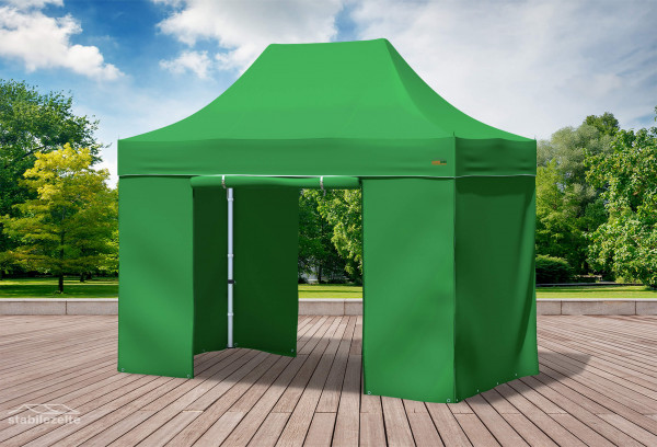 3x2 m Faltpavillon, grün
