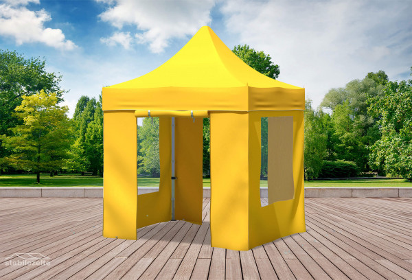 2x2 m Faltpavillon, gelb
