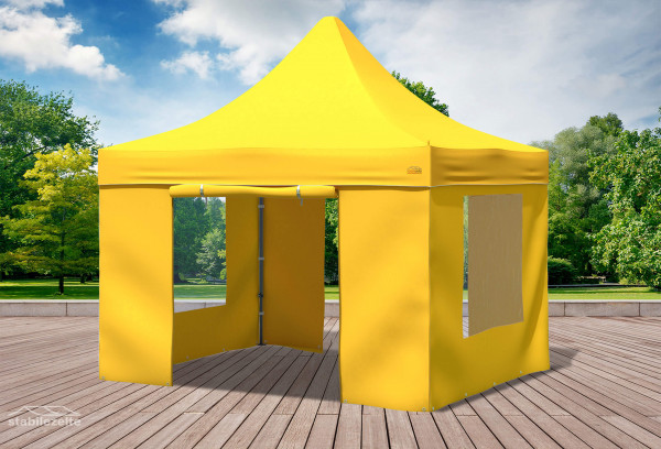 3x3 m Faltpavillon, gelb