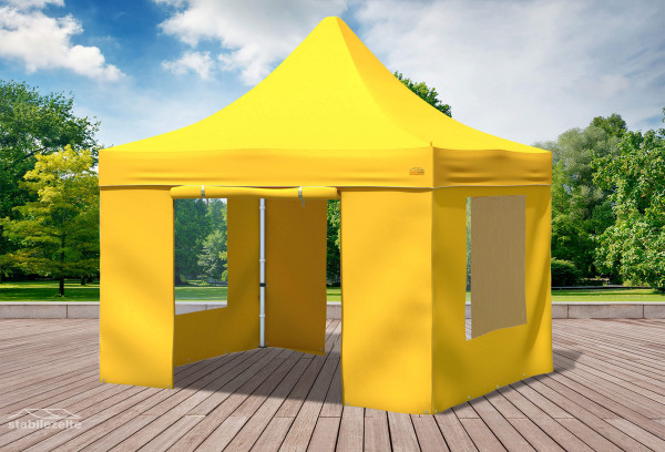 3x3 m Faltpavillon, gelb
