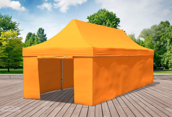 3x9 m Faltpavillon, orange
