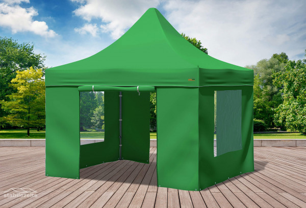 3x3 m Faltpavillon, grün